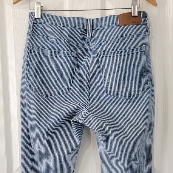 Madewell 9" Skinny Jeans in Piper Stripe - Picture 2 of 7